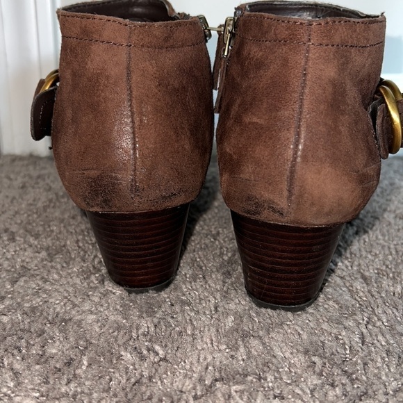 Franco Sarto GABRIELLA Suede Leather Bootie’s Size 8.5 - Picture 3 of 7